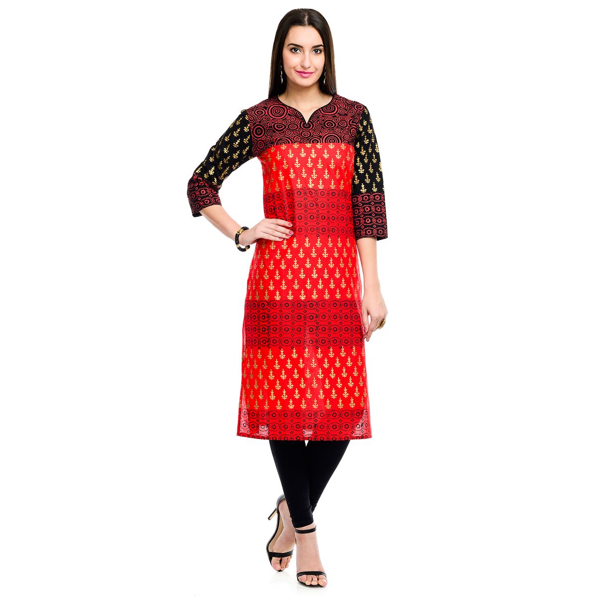 Vestido midi rojo Valentina