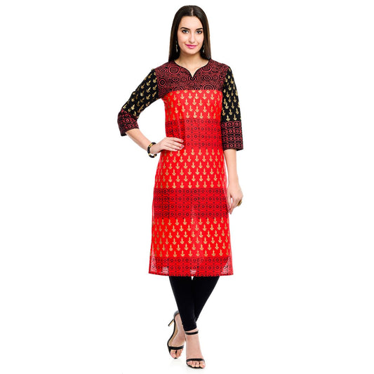 Vestido midi rojo Valentina